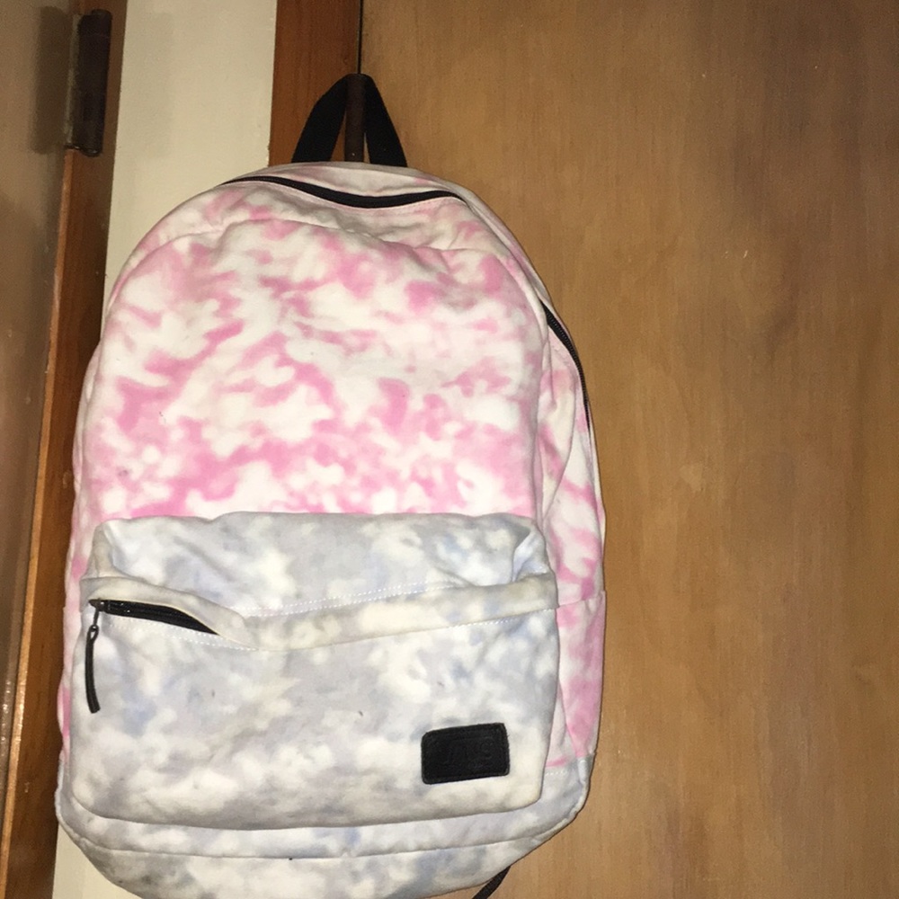 Vans Blue and pink tie-dye school bag